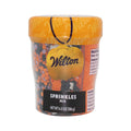Wilton Halloween Traditional Edible Sprinkle Mix, 6-Cell Variety Pack with Ghost, Pumpkin & Bat Shapes, 6.5 oz.