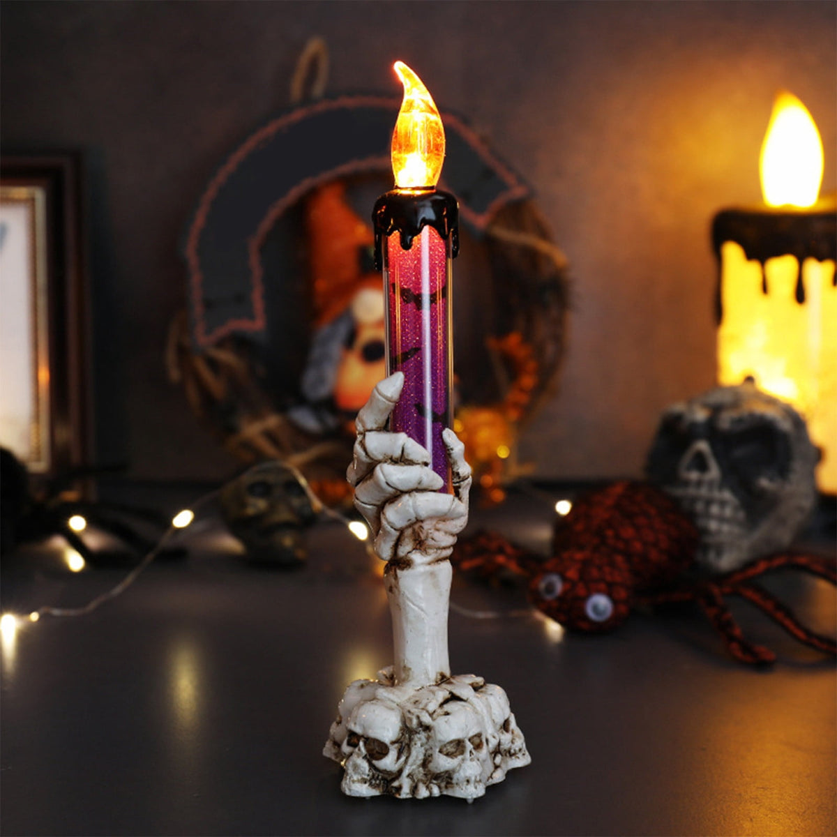 Yika Artificial Flower Black Rose Artificial Silk Flower Artificial Rose Suitable For Halloween Family Wedding Party Decoration