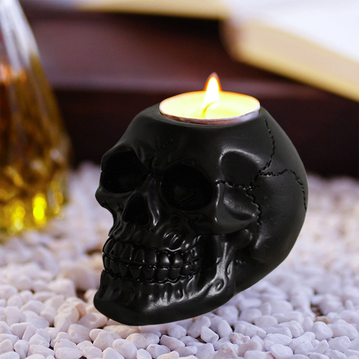 Yika Artificial Flower Black Rose Artificial Silk Flower Artificial Rose Suitable For Halloween Family Wedding Party Decoration