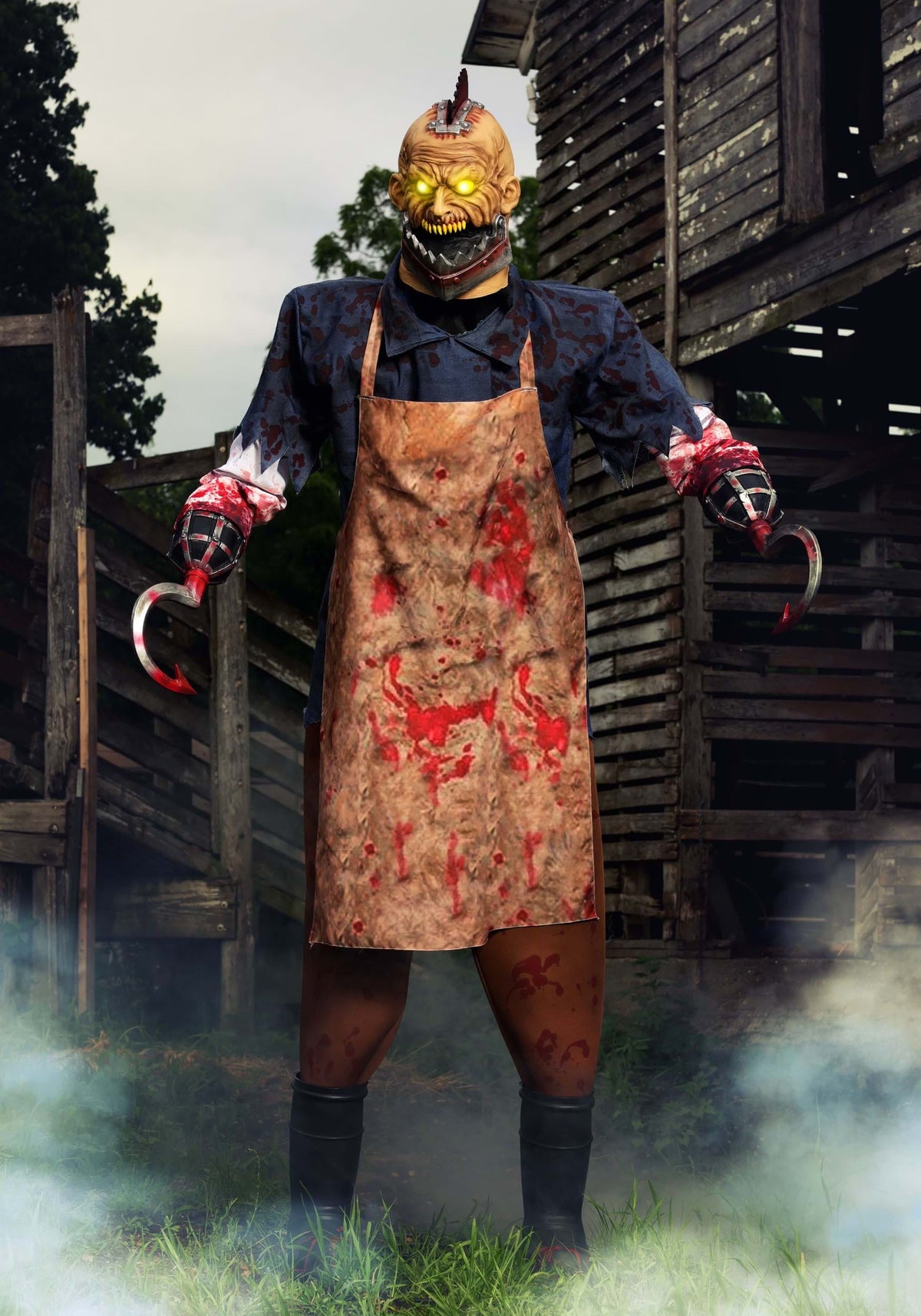 Animated Bloody Buzzhead Butcher Decoration