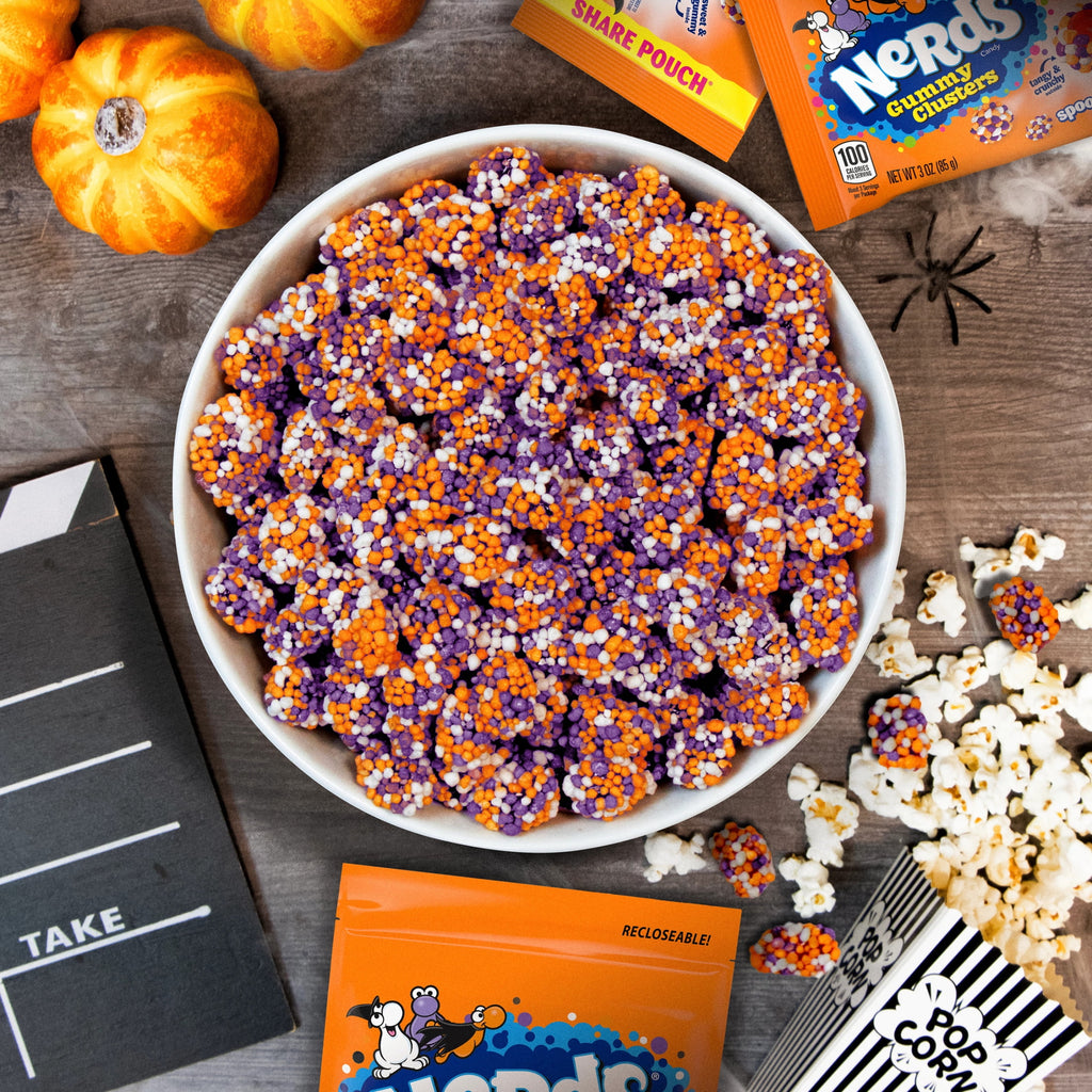 Nerds Spooky Gummy Clusters, Halloween Candy, Nerds Gummy Candies, 8 Ounce Treat Resealable Pouch