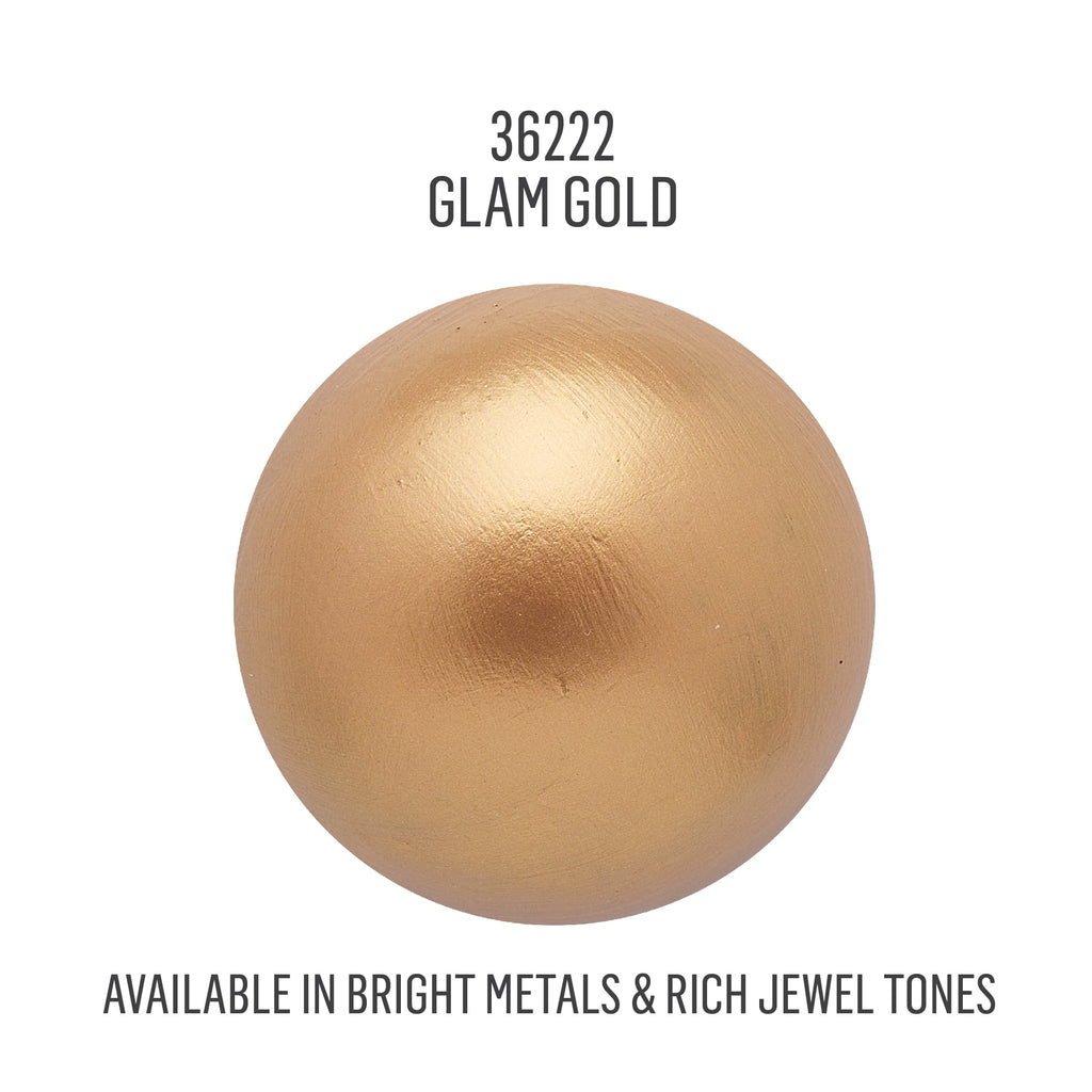 FolkArt Metallic Acrylic Craft Paint, Metallic Finish, Glam Gold, 2 fl oz