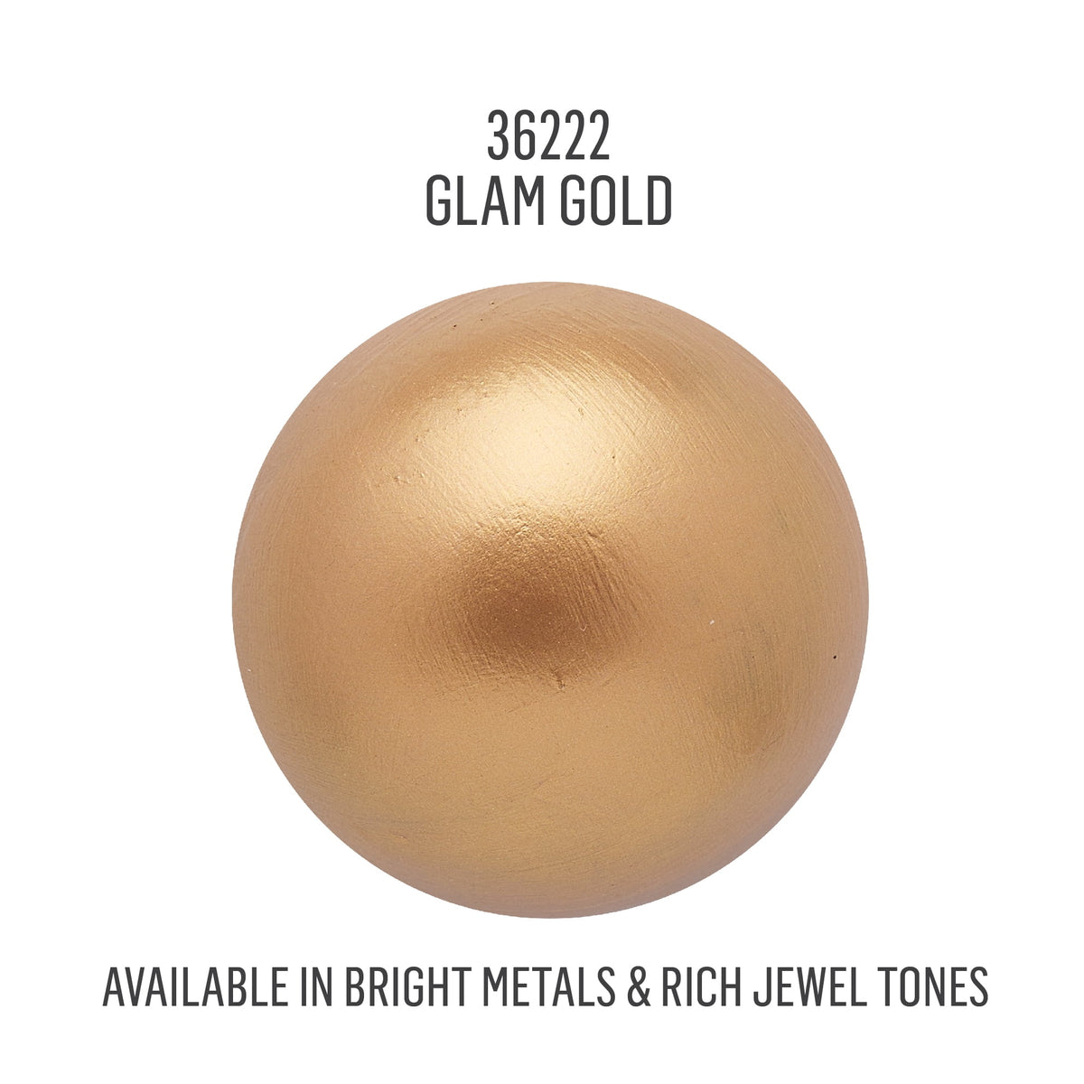 FolkArt Metallic Acrylic Craft Paint, Metallic Finish, Glam Gold, 2 fl oz