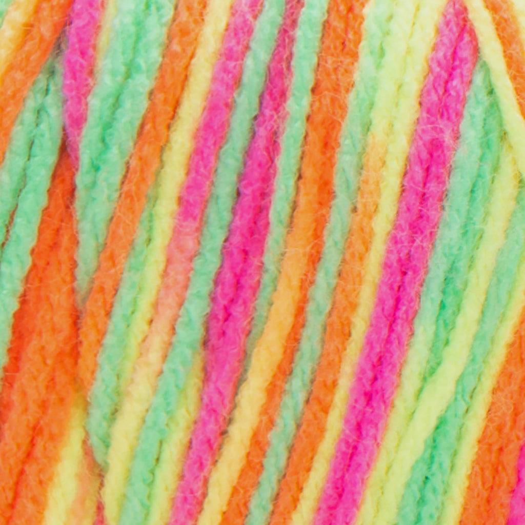 Red Heart® Super Saver® 4 Medium Acrylic Yarn, Bonbon Print 5oz/142g, 236 Yards
