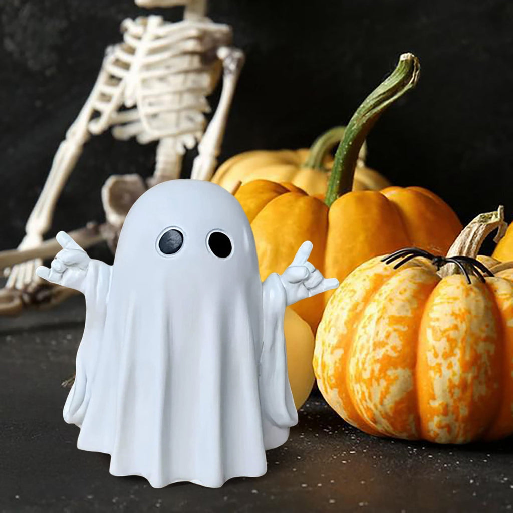Qocolcyl 2 Pack Halloween Skeleton Lights Decorations, Halloween Candles Lamp Decoration Ornament Indoor Outdoor, Halloween Scary Decor for Home Room Table Outside Yard Lawn Garden Party Supplies