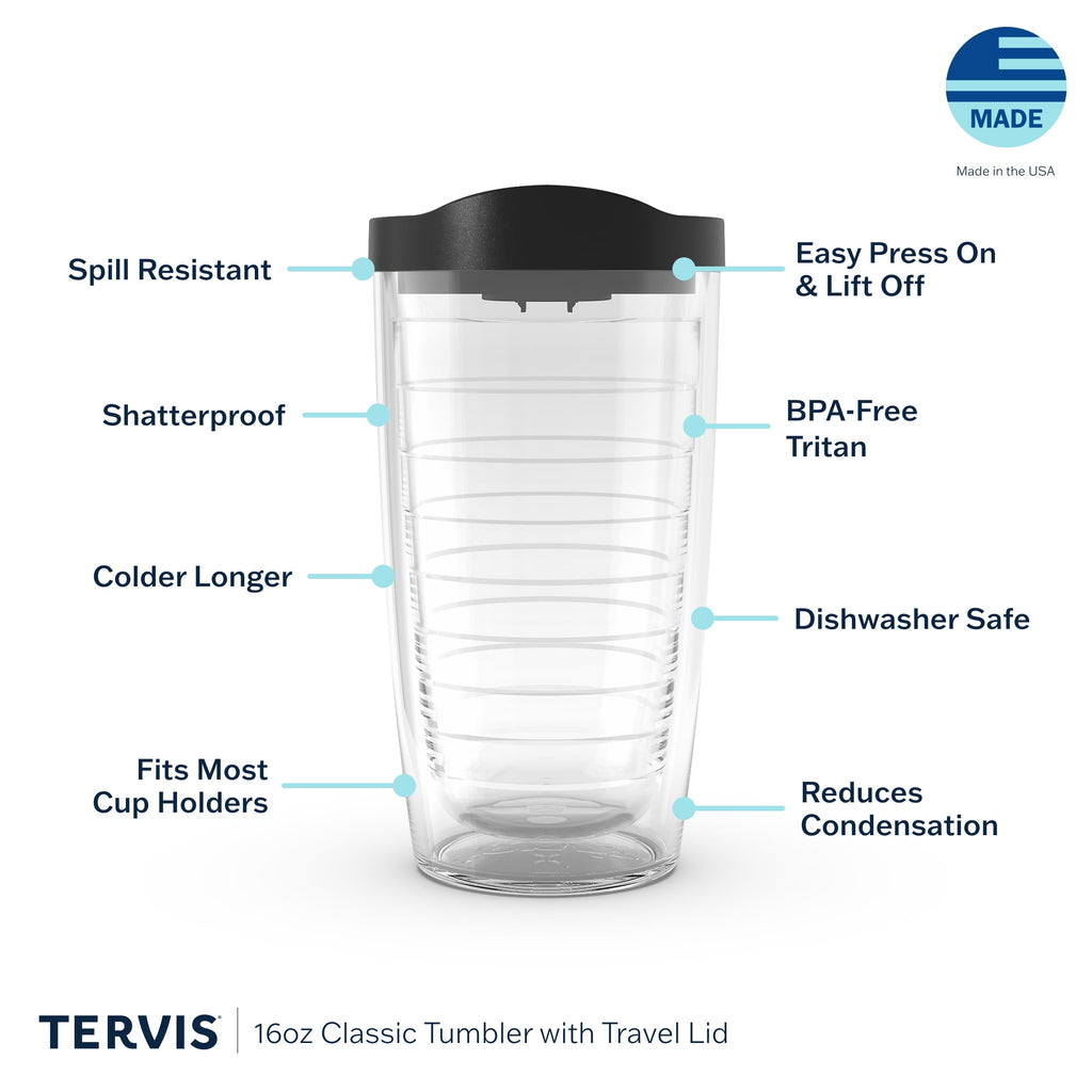 Tervis Peanuts - Halloween Snoopy Trick or Treat Made in USA Double Walled Insulated Tumbler Travel Cup Keeps Drinks Cold & Hot, 16oz, Classic