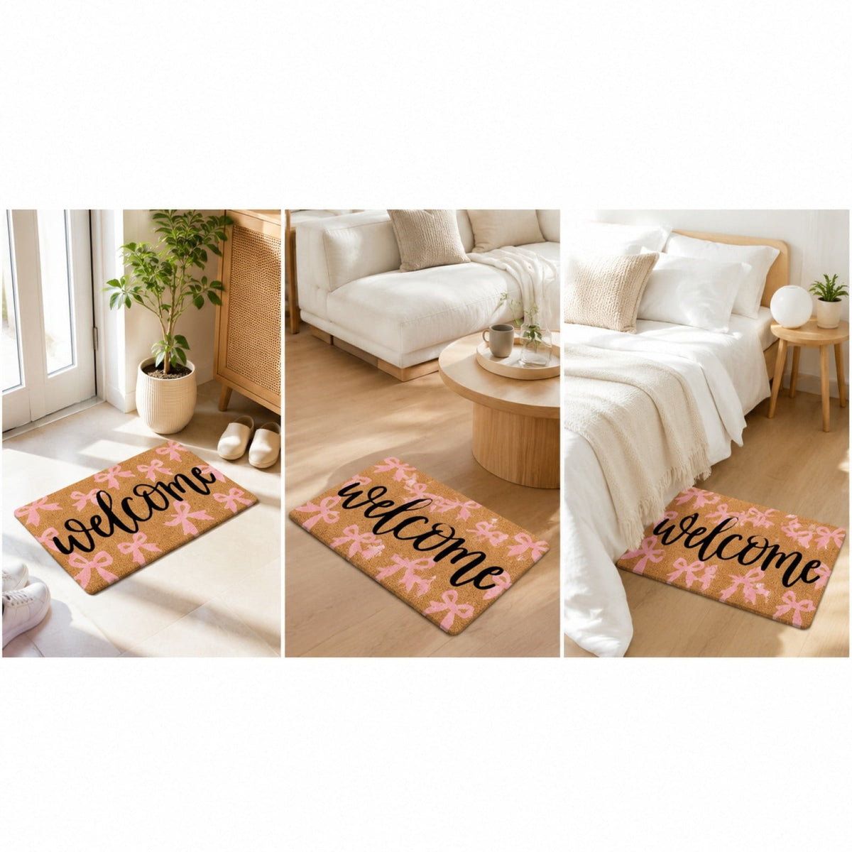 Halloween Themed Printed Entry Doormat, Efficient Sand Debris Trapping Texture, Anti Slip Secure Backing Halloween Holiday Rug, Indoor Outdoor Mat for Porch Front Door Season Decor