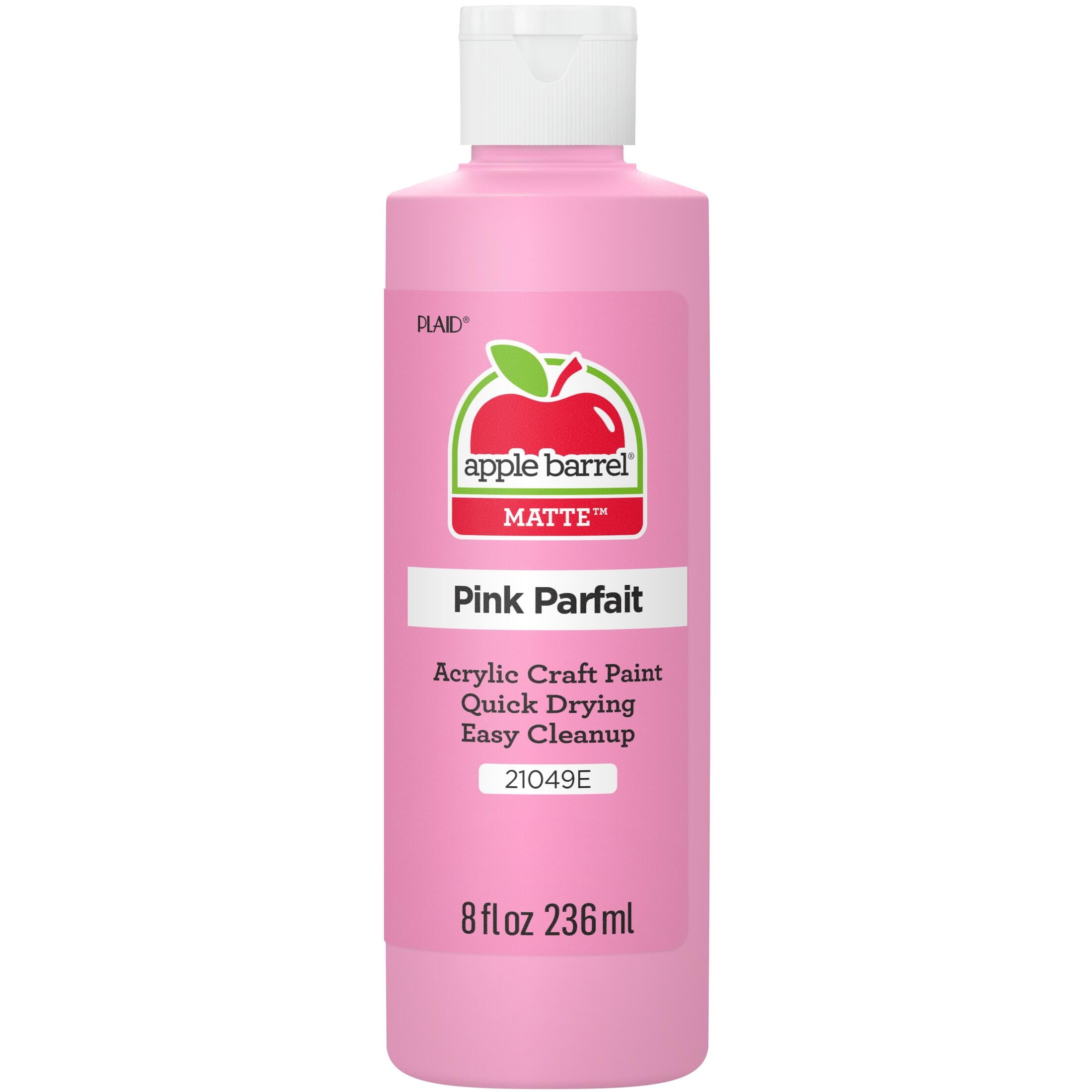 Apple Barrel Acrylic Craft Paint, Matte Finish, White, 8 fl oz