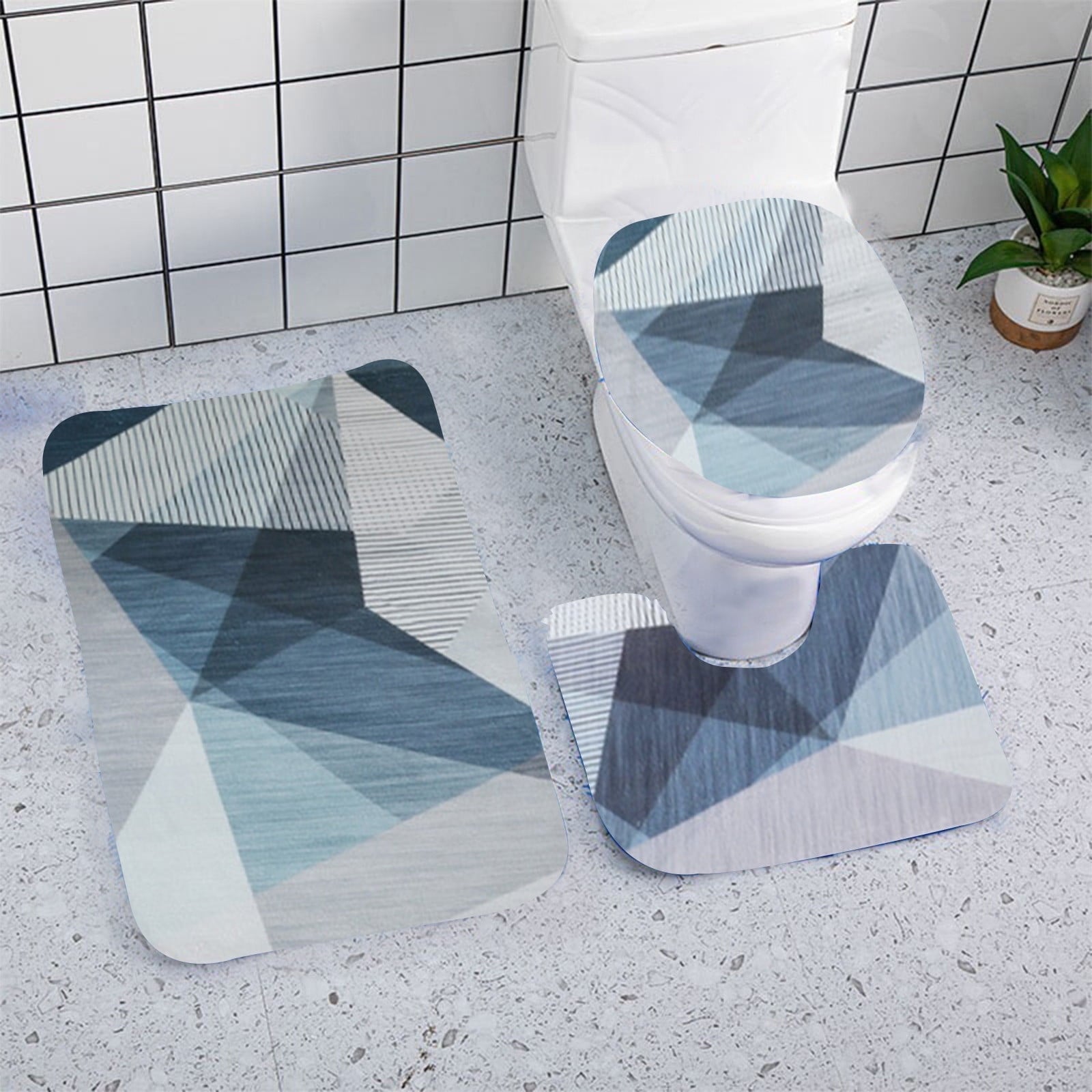 YZEGDCH Bathroom Rugs Yellow Extra Soft Rugs Absorbent Quick Dry Machine Washable