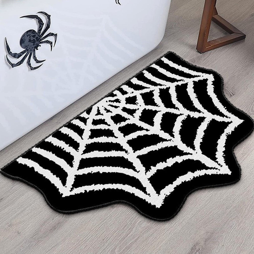 Stijggn Halloween Kitchen Mats for Floor Halloween Rugs Halloween Thanksgiving Decorations Doormat, Welcome Mats for Front Door,Spooky Outdoor Mats for Home Decor Holiday Decorative