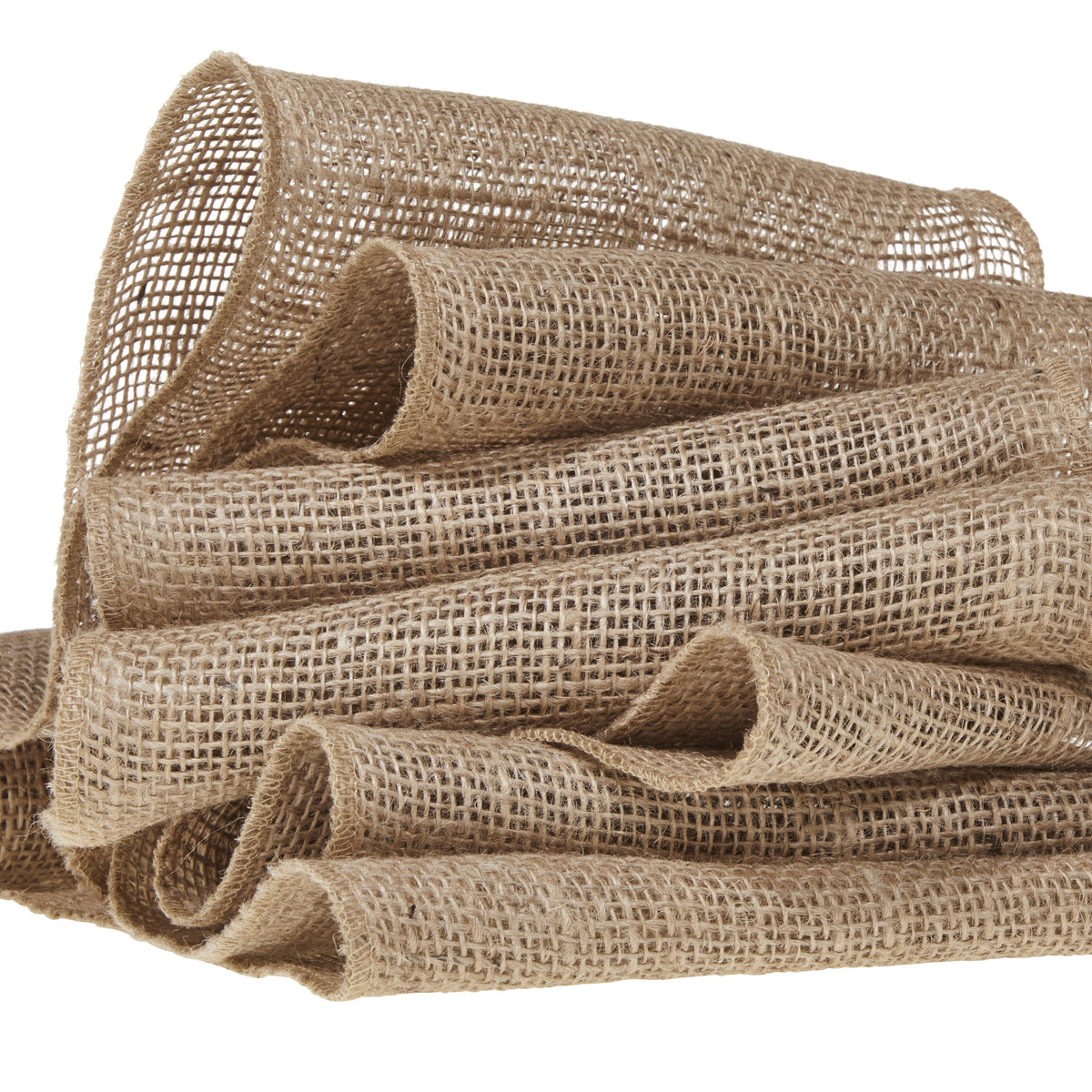 Love, Laugh, Craft Jute Naturalistic Needlework Fabric Precut Roll, 8" x 5-Yards, Natural