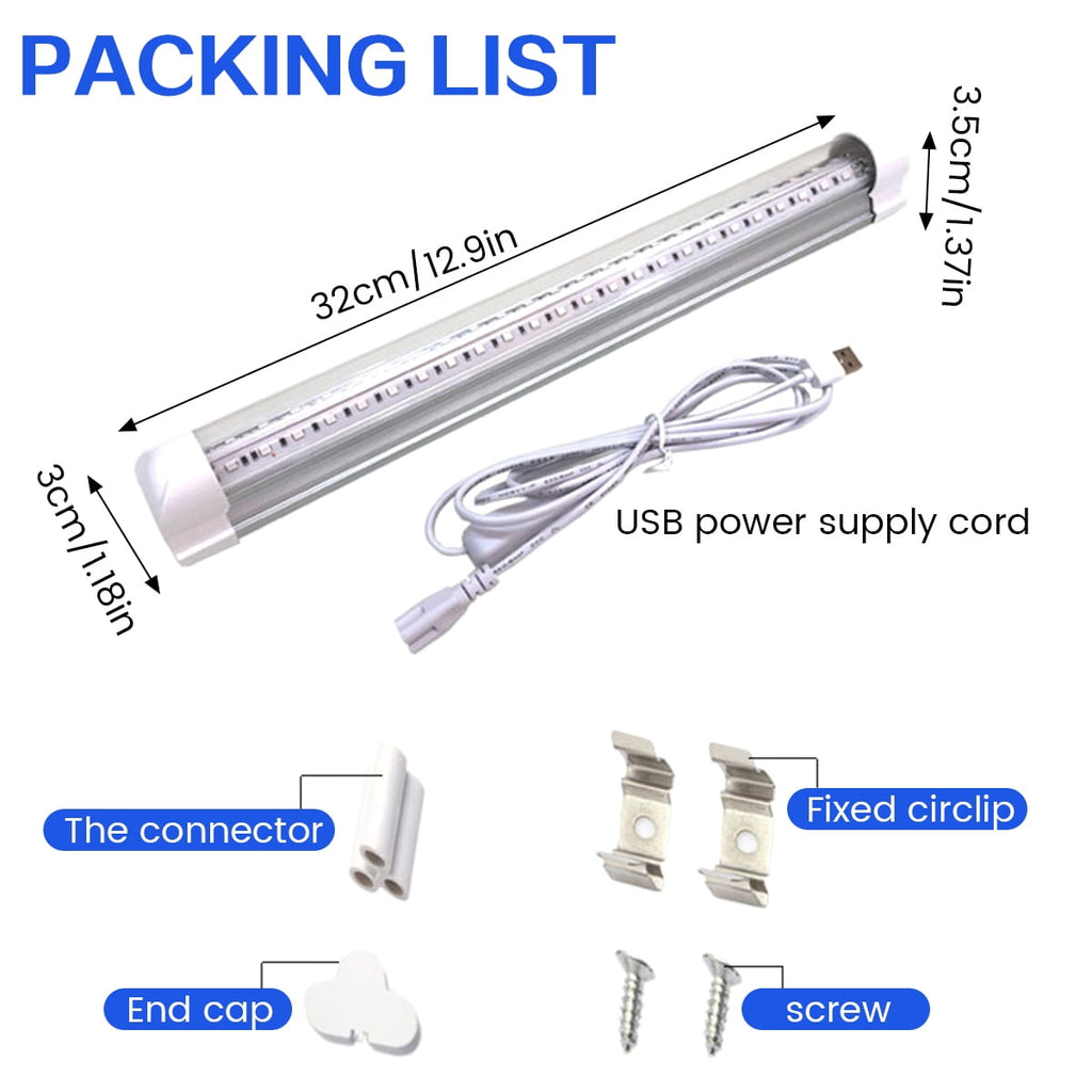 Hvxrjkn UV 48 LEDs Black Light 10W Ultraviolet Black light Bar for Room Party Decor Stage Lighting, Halloween, Body Paint, Fluorescent Poster