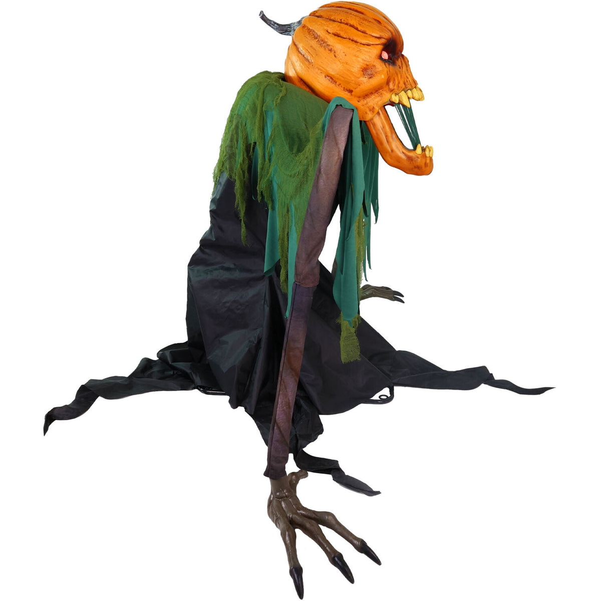 Haunted Hill Farm 4.7 ft Touch-Activated Animated Witch Cauldron Halloween Accessory, HHCAULDRON-1FLSA