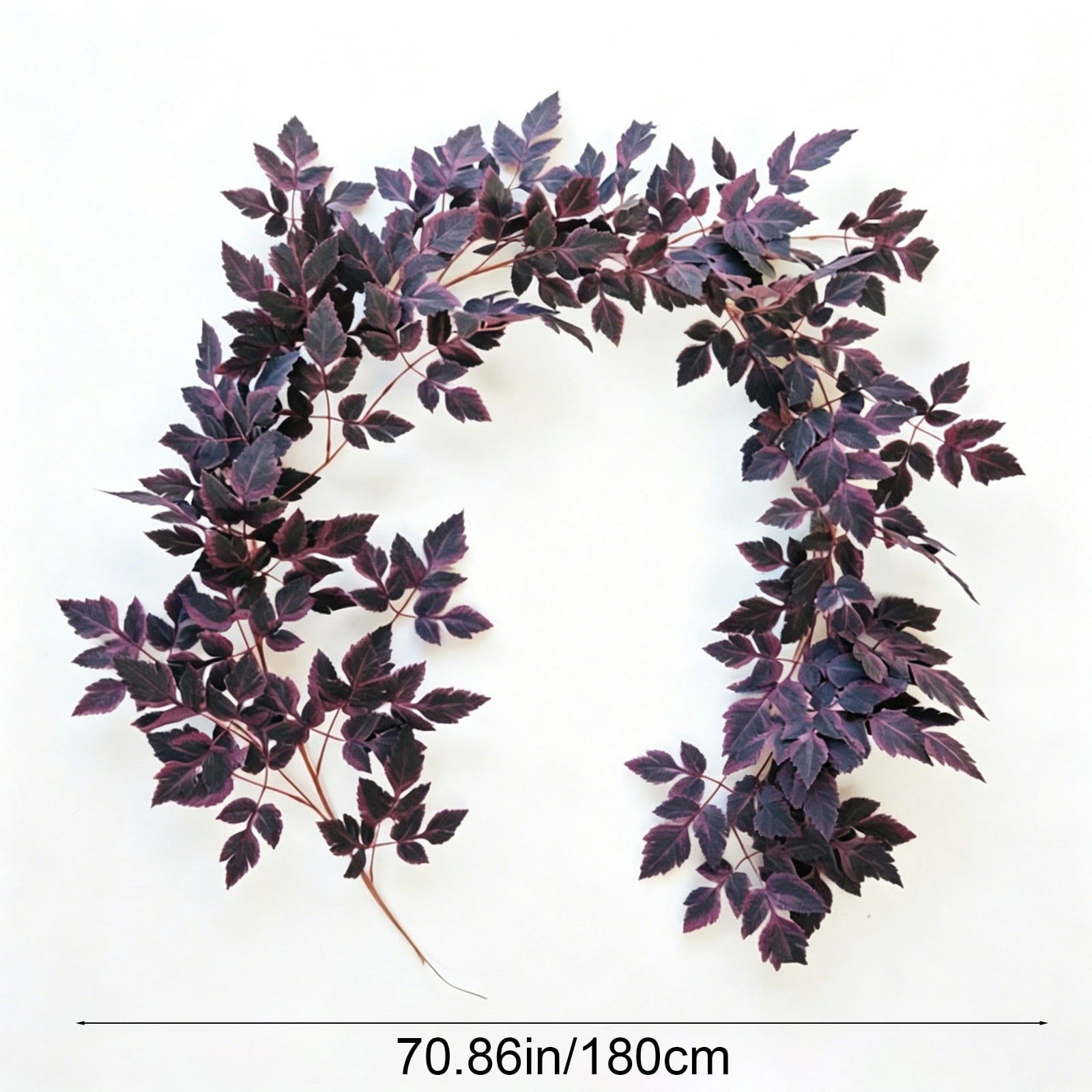 AZXY 5 Pack 37"Artificial Purple Wisteria Hanging Vines Halloween Decorations Indoor Outdoor,Halloween Party Decor,Yard Wall Porch Hanging Greenery Garland Halloween Decor Supplies for Holiday Layout