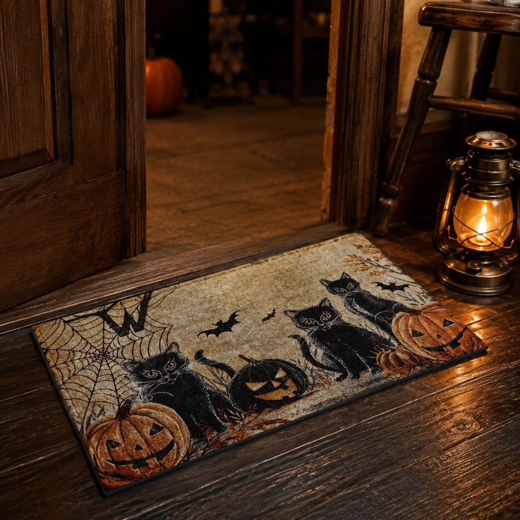 Boho Tassel Doormat 16x24 Inch, Soft Woven Laundry Kitchen Floor Rug for Farmhouse Decor, 1 PC