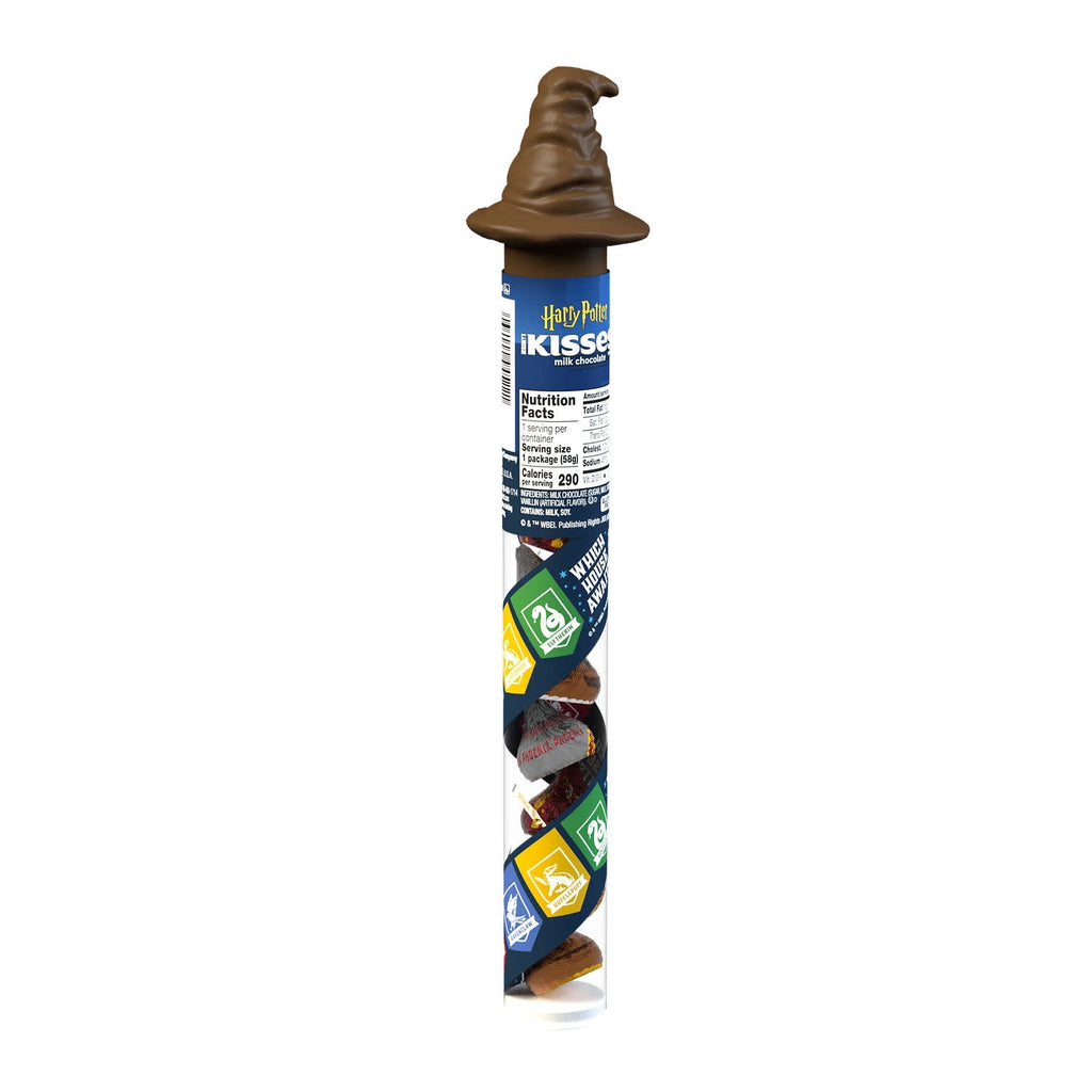Hershey's Kisses Milk Chocolate Harry Potter, Halloween Candy Plastic Cane, 2.08 oz