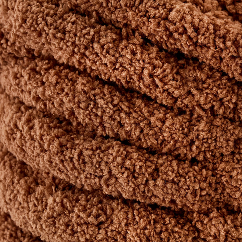 Mainstays Chunky Chenille Yarn, 31.7 yd, Ivory, 100% Polyester, Super Bulky