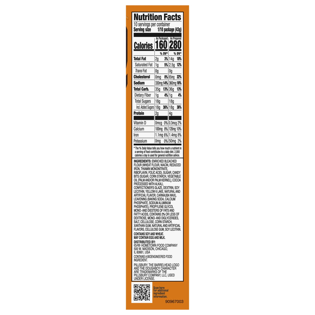 Pillsbury Funfetti Halloween Cake Mix with Candy Bits, 15.25 Oz Box