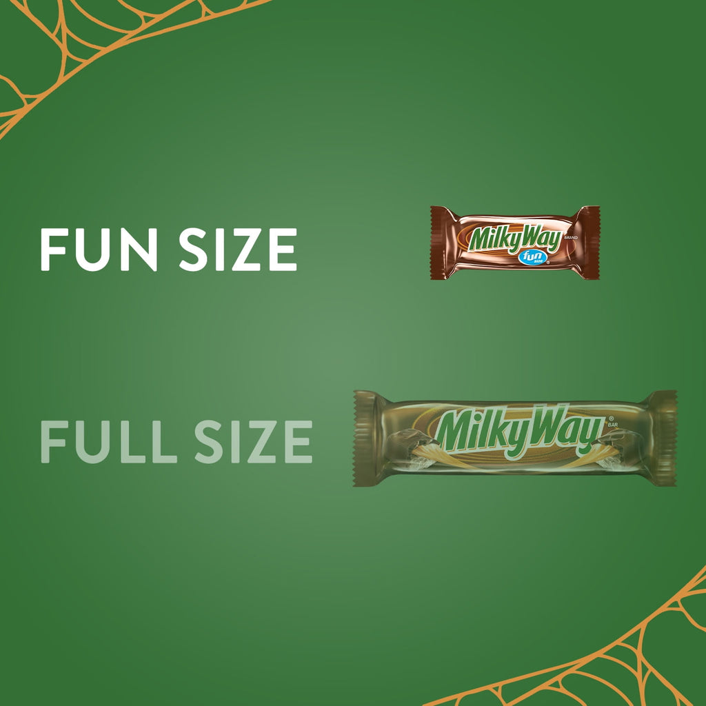 Milky Way Fun Size Halloween Chocolate Candy Bars - 10.65oz Bag