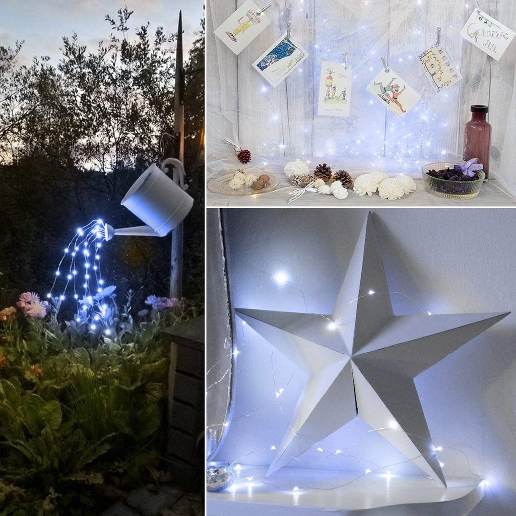 Solar String Lights for Outdoor,99ft 300 LED Bright Copper Wire Fairy Lights Waterproof Solar Lights with 8 Modes for Tree Garden Party Wedding Christmas Decor (Multicolor)