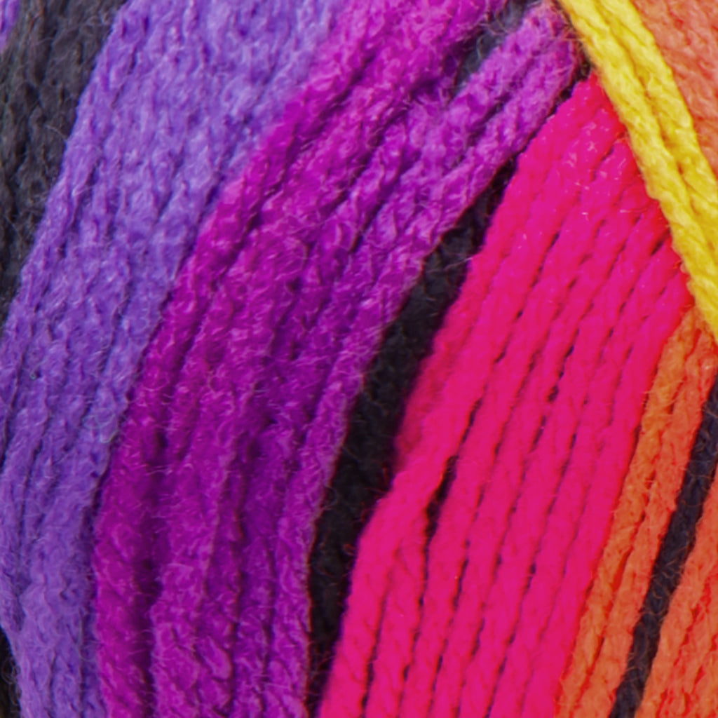 Red Heart® Super Saver® 4 Medium Acrylic Yarn, Bonbon Print 5oz/142g, 236 Yards