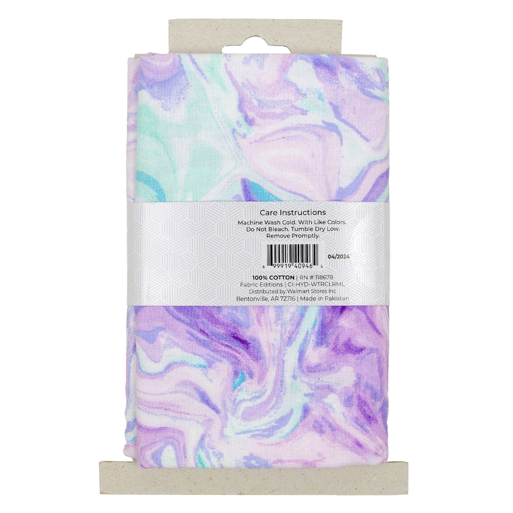 Half Yard 100% Cotton Watercolor Texture, Multicolor, 42" Wide for Sewing & Crafting by Fabric Editions