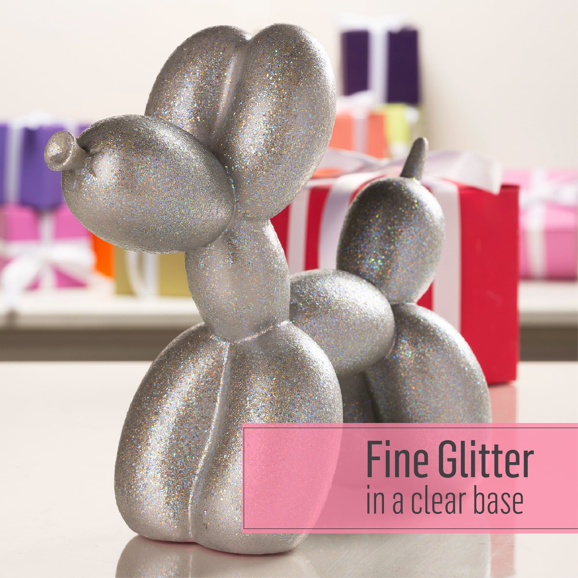 FolkArt Glitterific Fine Acrylic Craft Paint, Silver, 2 fl oz