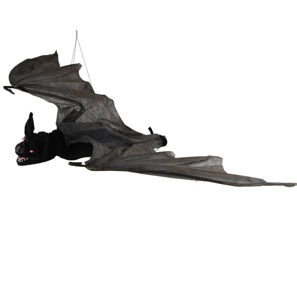 Northlight LED Lighted Animated Halloween Bat with Wings - 48"