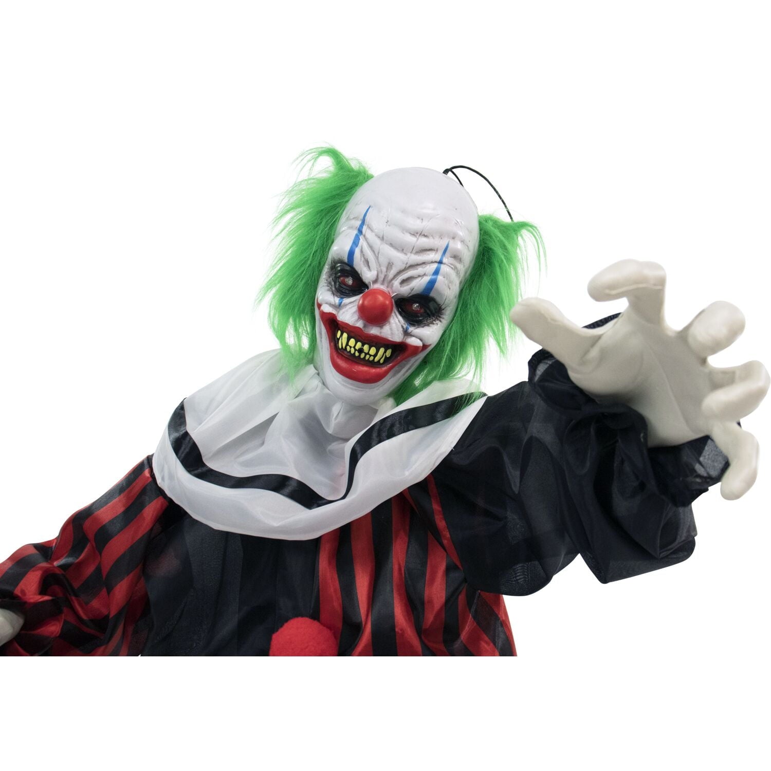 Haunted Hill Farm 1.8 ft Groundbreaker Clown-Vile, Halloween Decoration, Multi-Color, HHFJCLOWN-2LSA