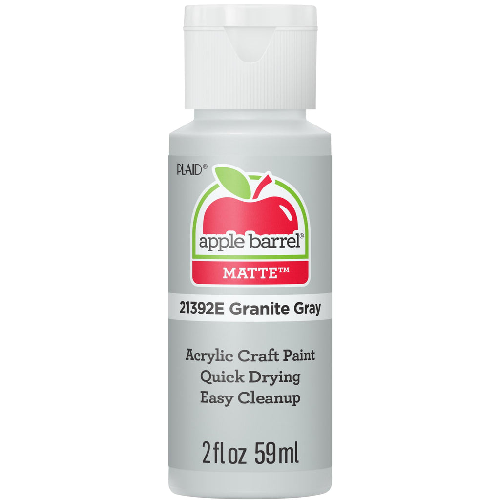 Apple Barrel Acrylic Craft Paint, Matte Finish, White, 2 fl oz