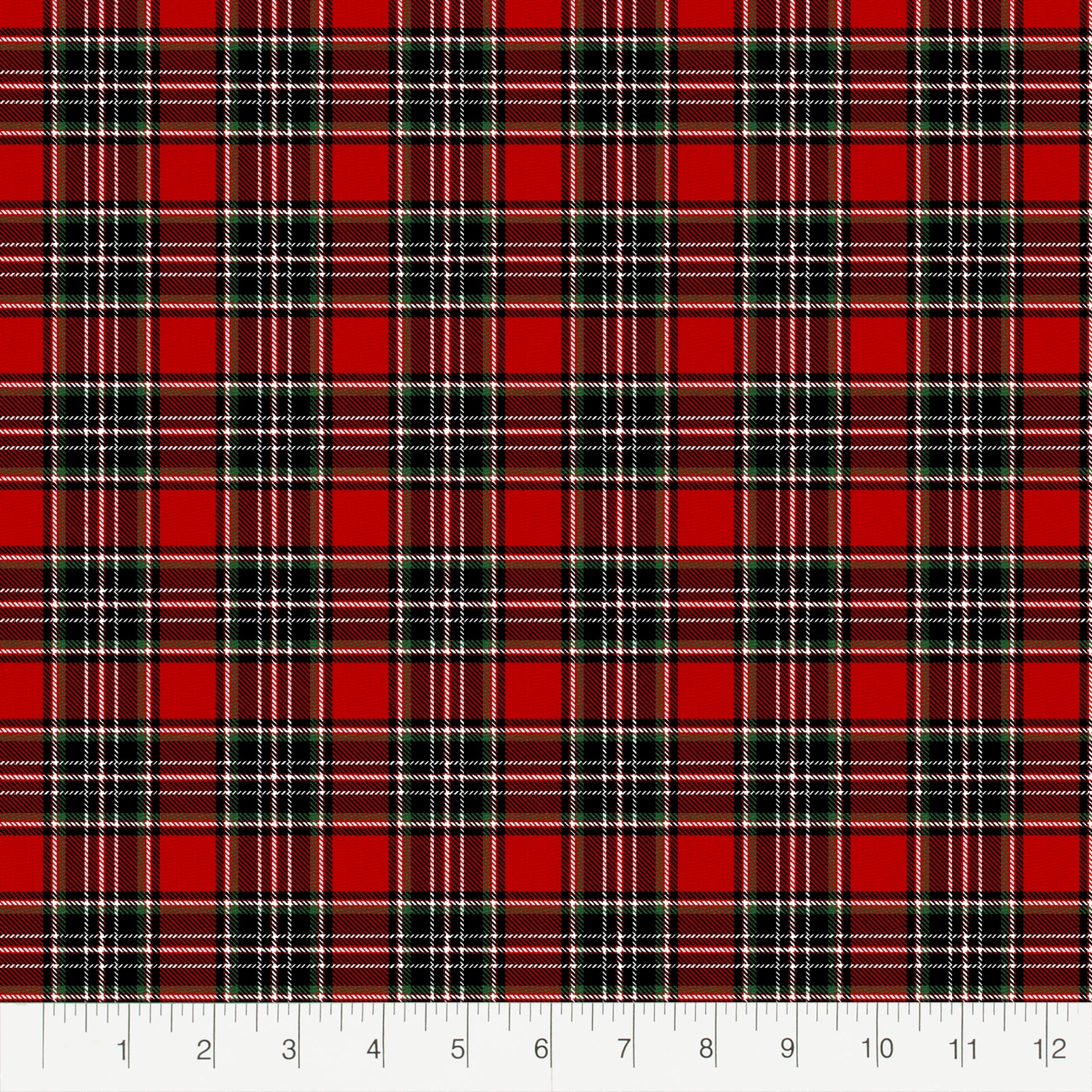 Create It 18"x21" Cotton Flannel Plaid Precut Sewing & Craft Fabric Bundle, Red 5 Piece