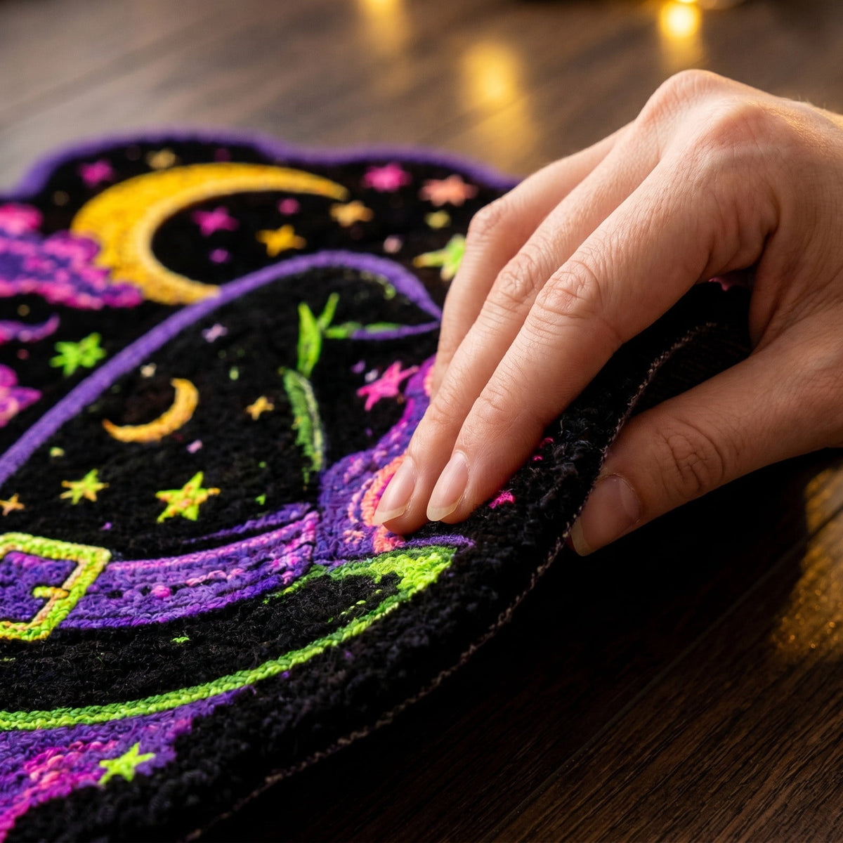 Halloween Rug 15.7"x23.6", Halloween Front Door Mat Outdoor Indoor Entryway Rug Welcome Floor Mat for Front Porch Patio Home Entrance Decor