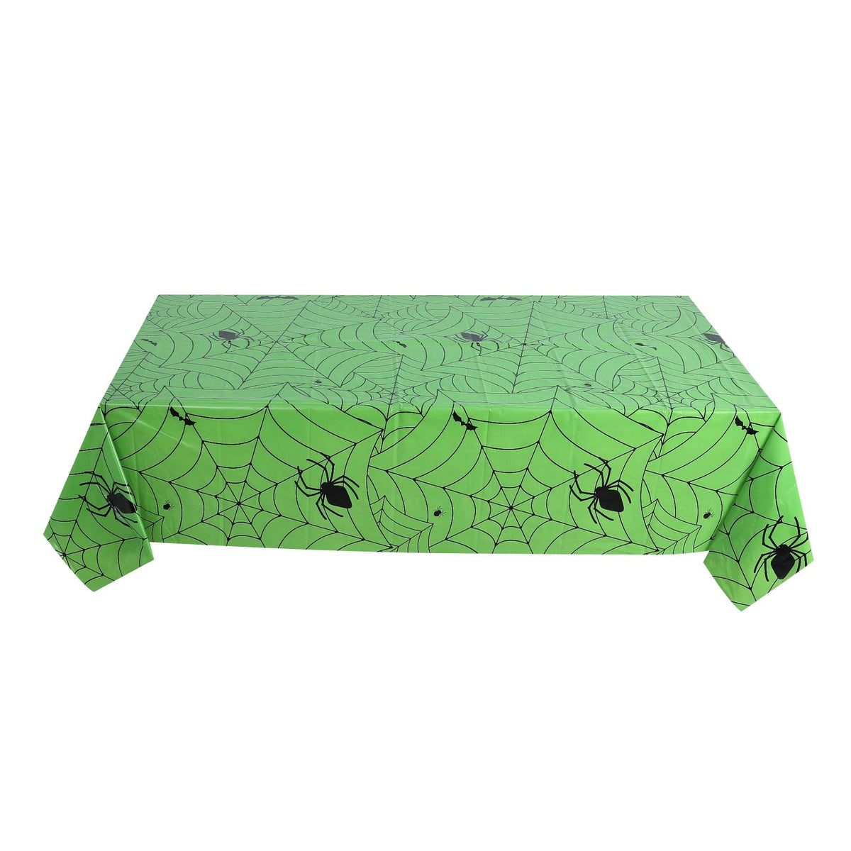 RnemiTe-amo Halloween Spiderweb Tablecloth Rectangular Plastic Spider Web Table Cloth Halloween Decoration Tablecloth Length Halloween Tablecloth Halloween Theme Party Decoration Tablecloth