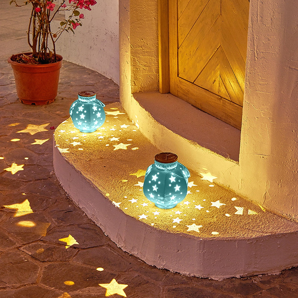 xjwjuw Solar Outdoor Table Lantern, Flickering Flame Warm Light & Solar-Powered, Weather-Resistant Metal Construction, Decorative LED Tabletop Lamp for Garden, Patio and Yard