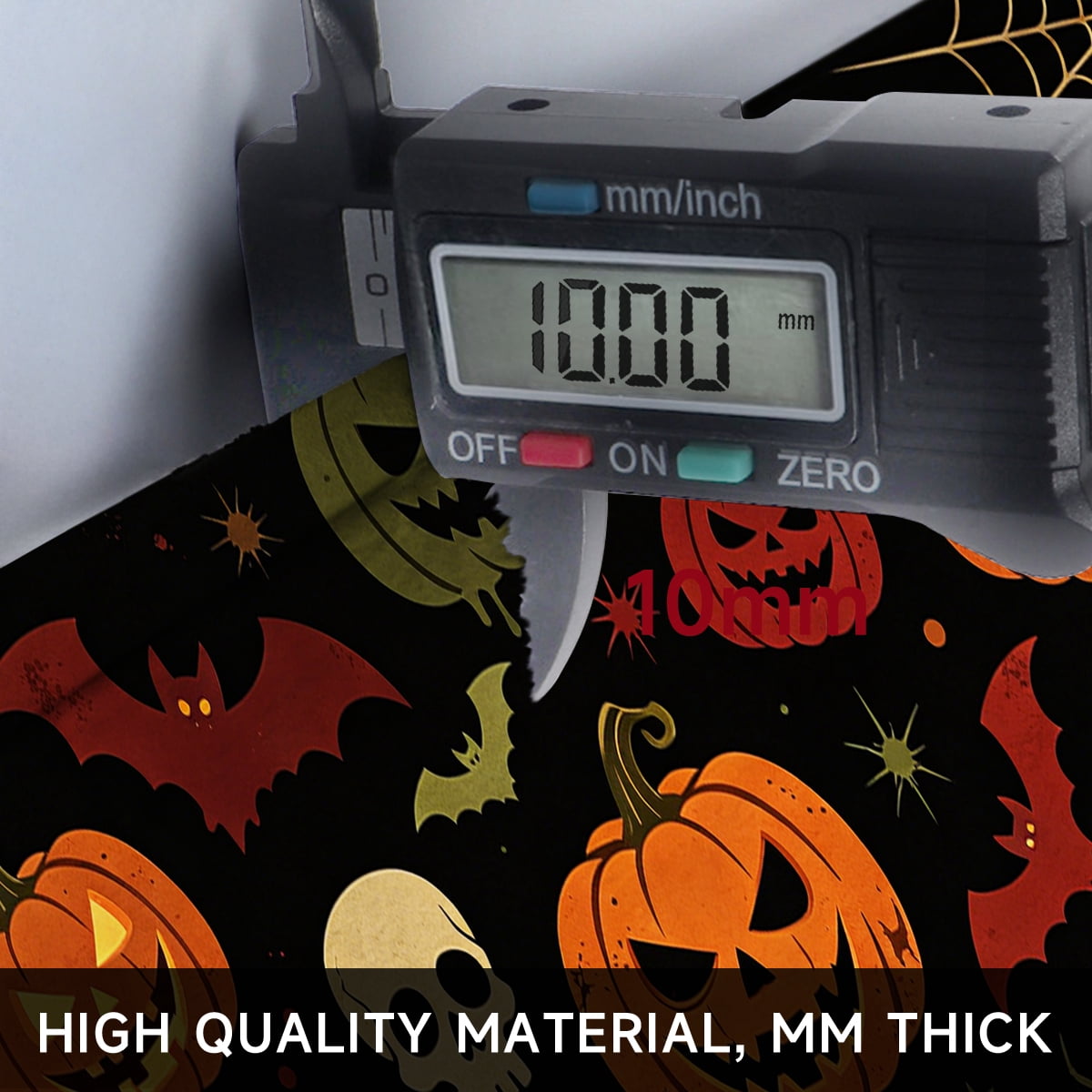 YIMEIS Halloween Pumpkin Lanterns 1Pc Flannel Mat and Kitchen Rugs,Soft Non-slip,Perfect for Home Bathroom