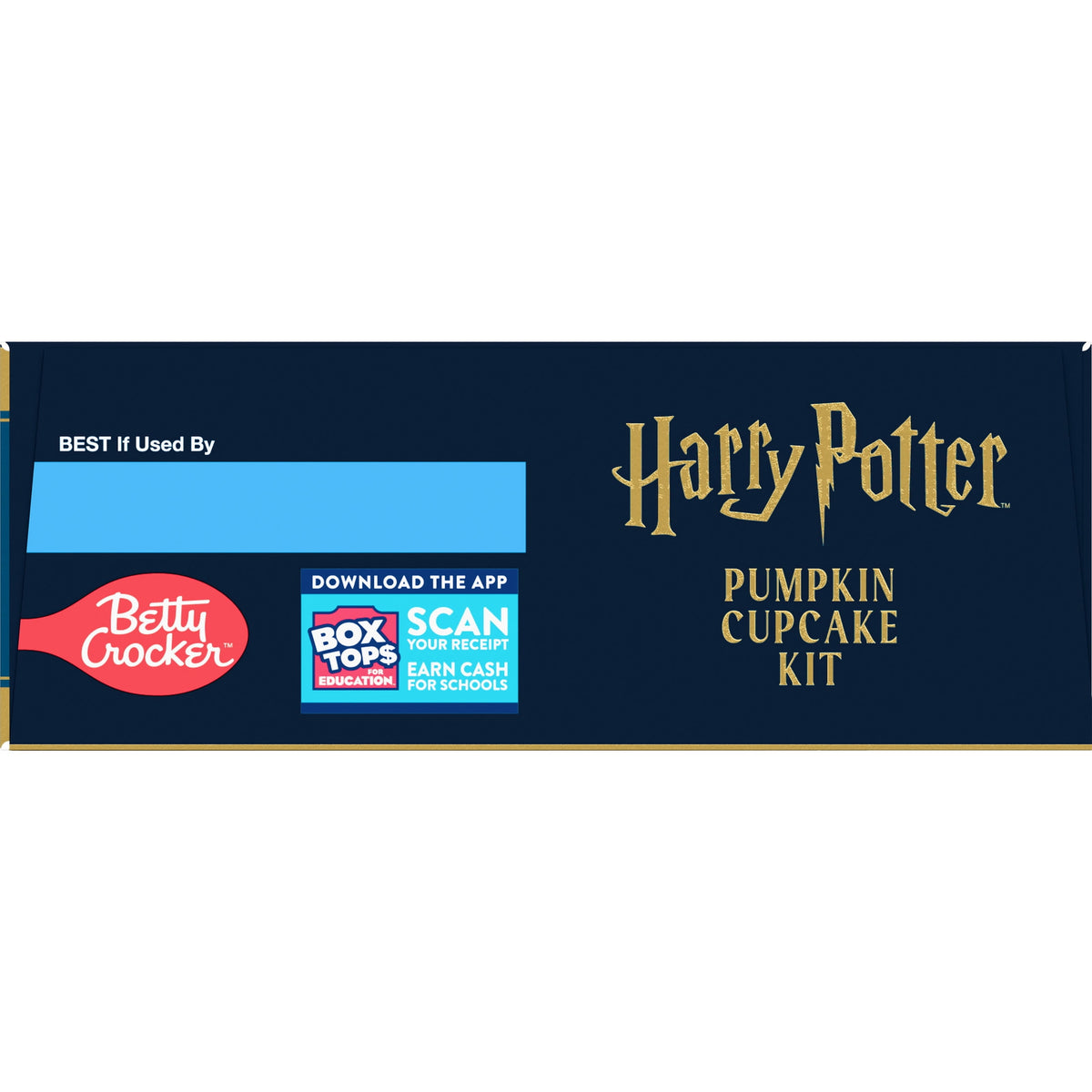 Betty Crocker Harry Potter Hogwarts House Pumpkin Cupcake Kit, 12 Count, 13.6 oz