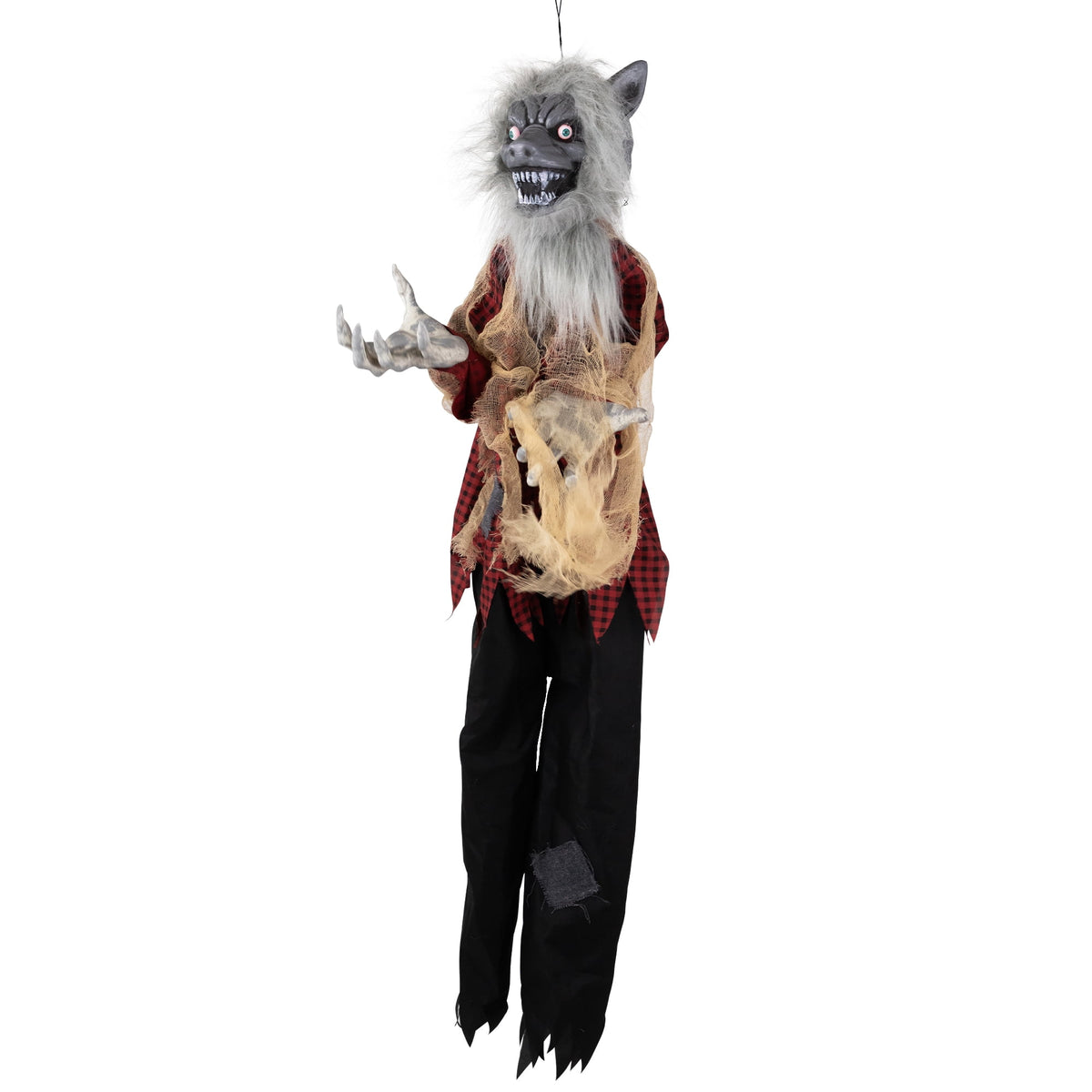 Northlight Animated Motion Activated Werewolf Halloween Decoration - 4'