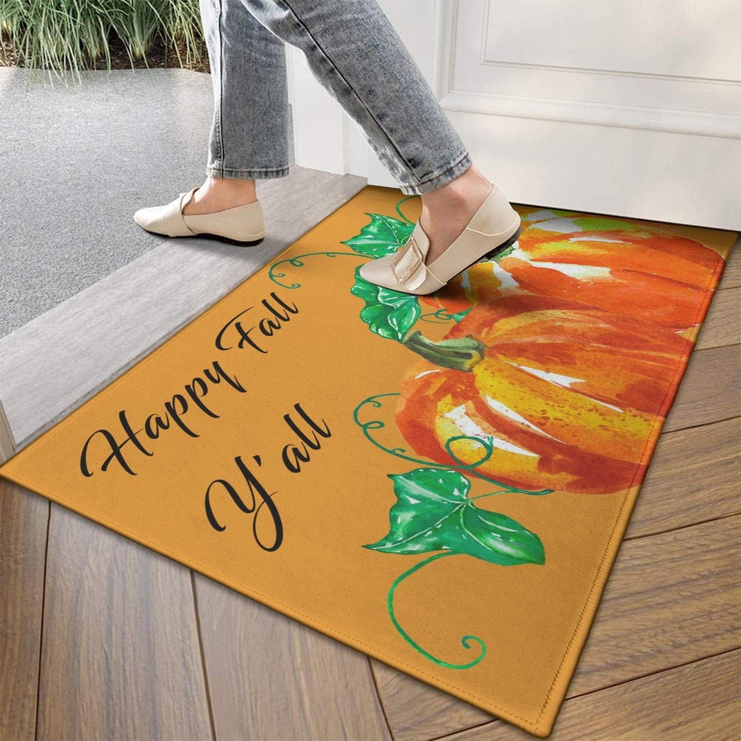 Bear Rugs Tribal Doormat Non-Slip Absorbent Resist Dirt Front Door Mat Machine Washable Welcome Mats Outdoor Inside Floor Rugs for Entryway 30" X 17"…