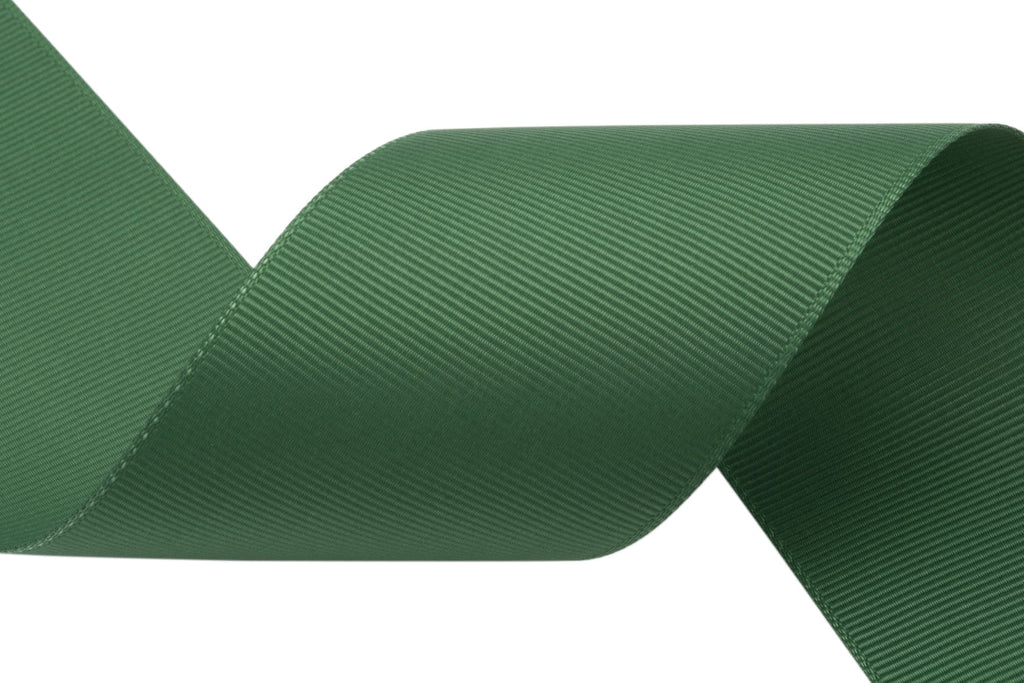 Ribbonitlux Grosgrain Ribbon 2 Inch x 25 Yards – Premium Polyester Craft Ribbon for Hair Bows, Gift Wrapping, Weddings & DIY – Solid Forest Green(#587) – 1 Roll