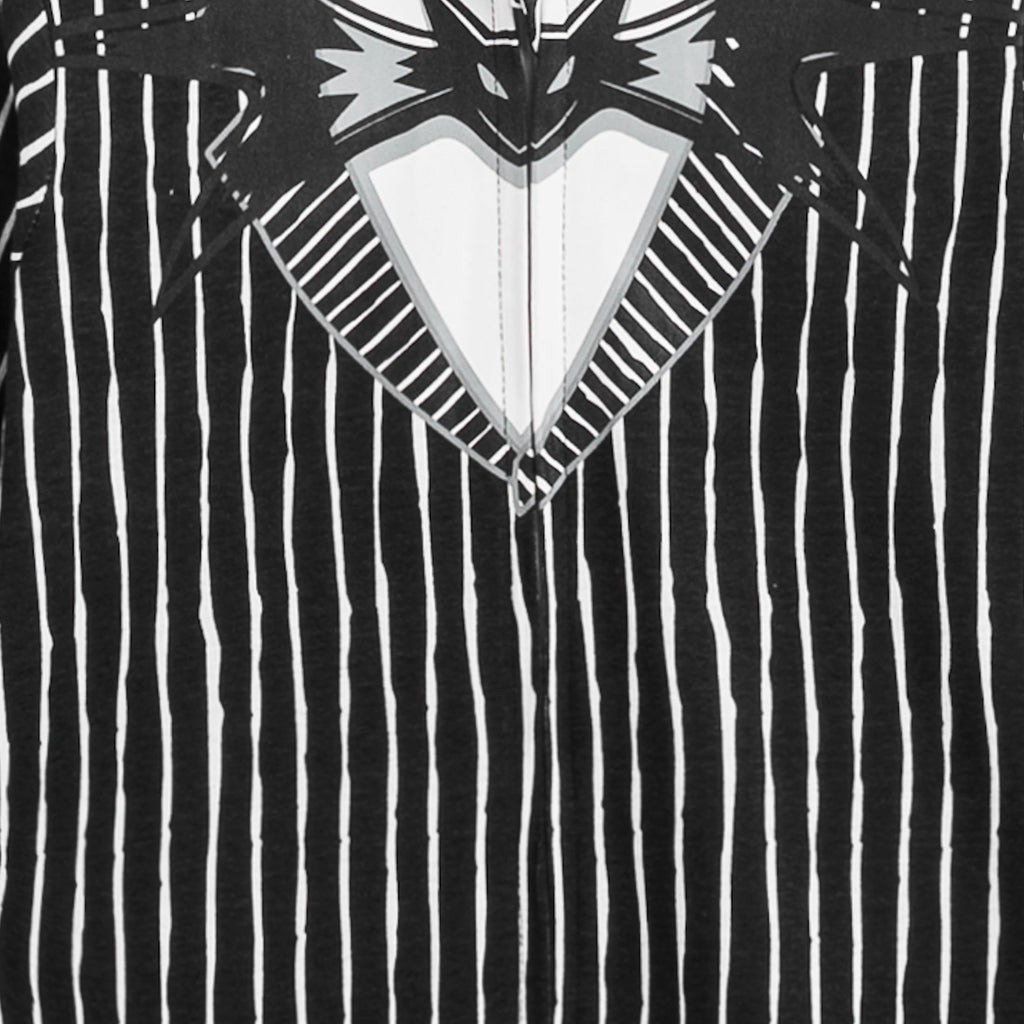 Disney Nightmare Before Christmas Jack Skellington Cosplay Hooded Coverall (Boys), Sizes 3T-5T