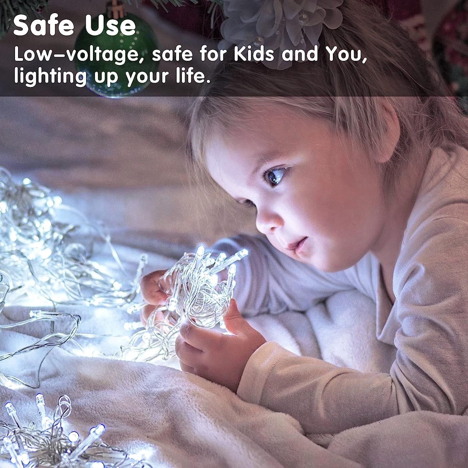 33ft 100 LED Pink Battery Lights for Bedroom, Pink Christmas String Lights with 8 Modes Remote Indoor Outdoor, Fairy Twinkle Lights for Room Party Tree Valentine