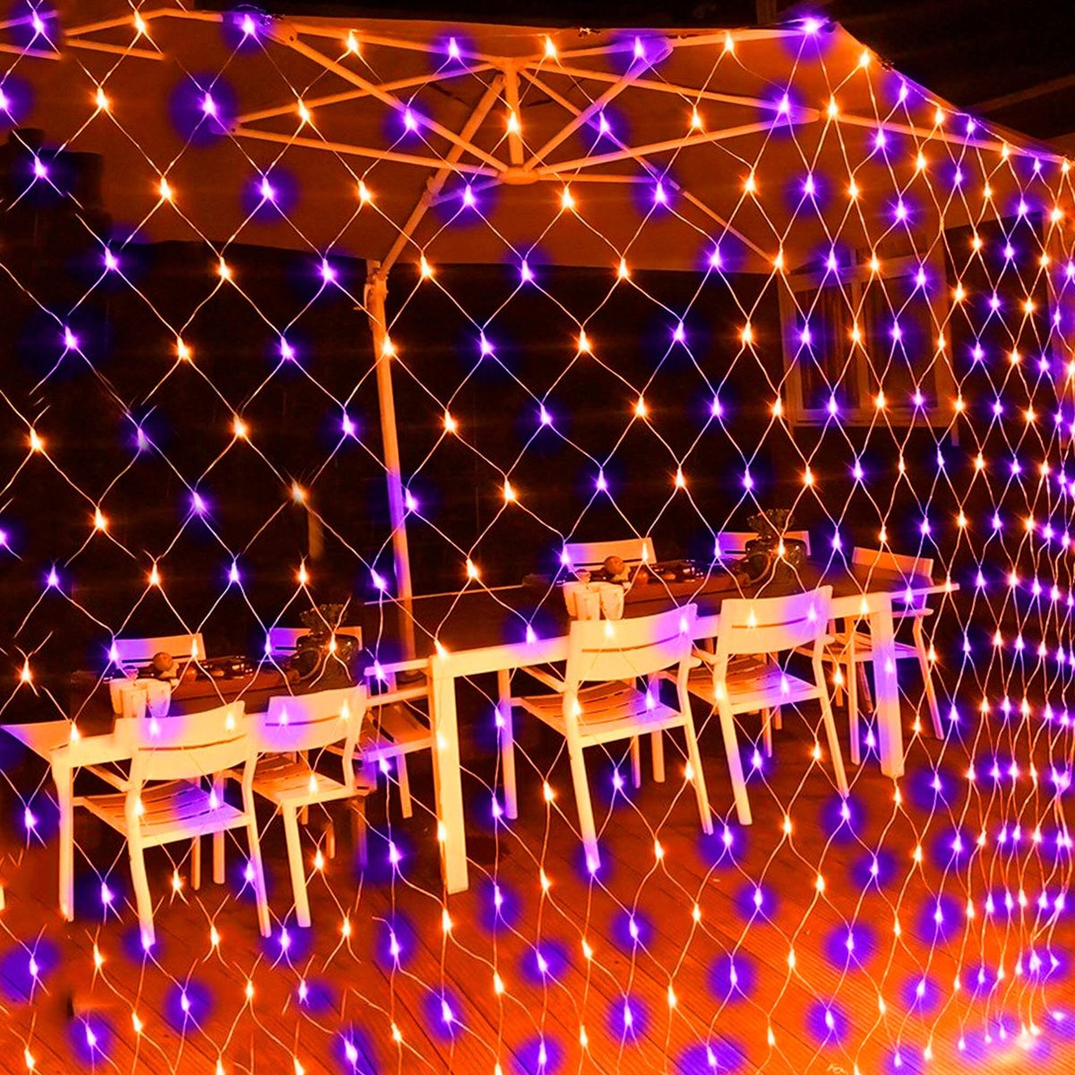 Dazzle Bright Christmas Net Lights, 360 LED 12FT x 5 FT Transparent Wire Waterproof Connectable String Lights with 8 Modes Christmas Outdoor Lights for Bushes Garden Party Holiday Decoration (Green)
