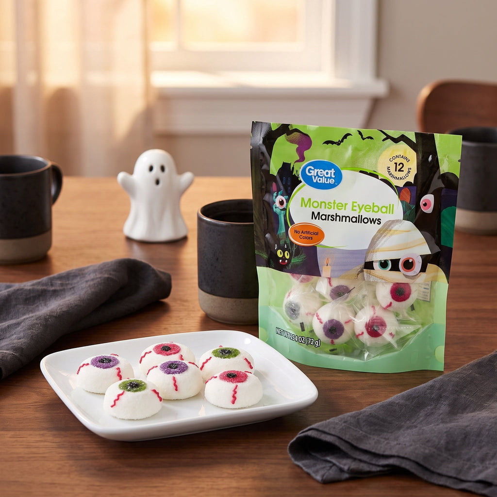 Great Value Monster Eyeball Marshmallows, 2.54 oz, 12 Count
