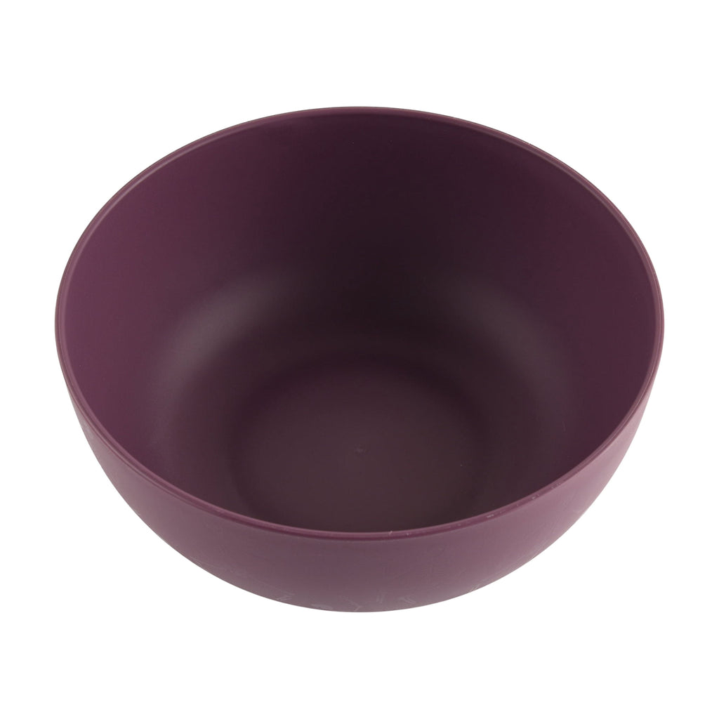 Mainstays 38 Ounce Round Plastic Etched Bats Bowl, Black