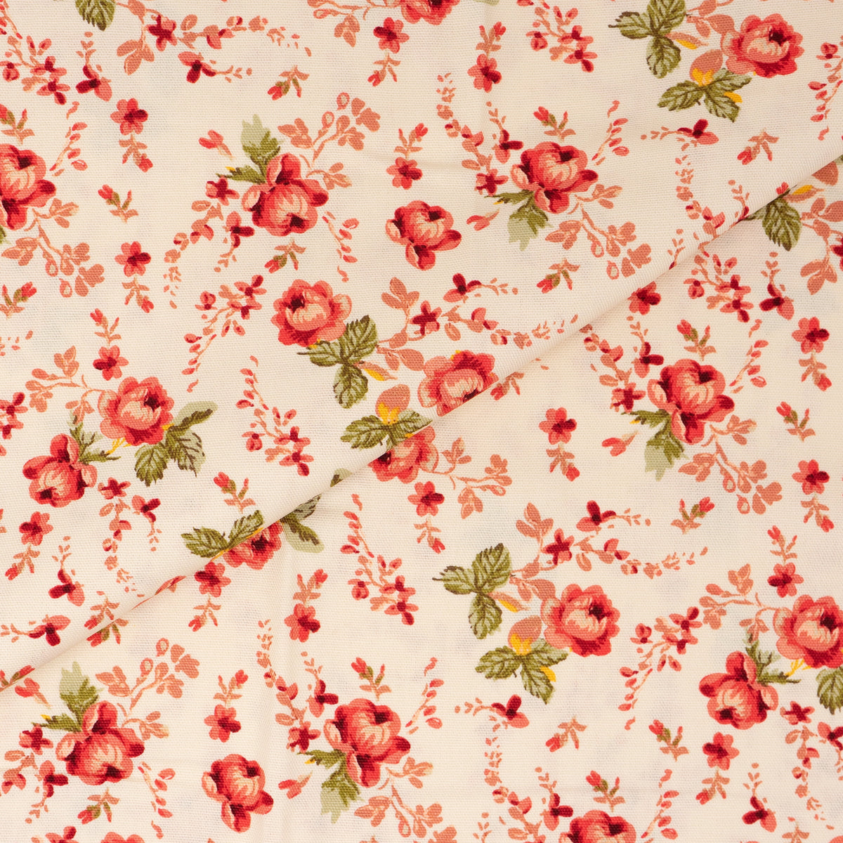 Waverly Inspirations 45 in 100% Cotton Sewing & Craft Fabric, 2 yd Pre-Cut, Vintage Blue