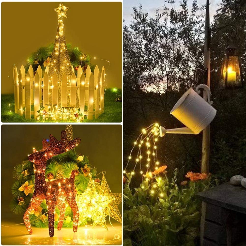 Solar String Lights for Outdoor,99ft 300 LED Bright Copper Wire Fairy Lights Waterproof Solar Lights with 8 Modes for Tree Garden Party Wedding Christmas Decor (Multicolor)