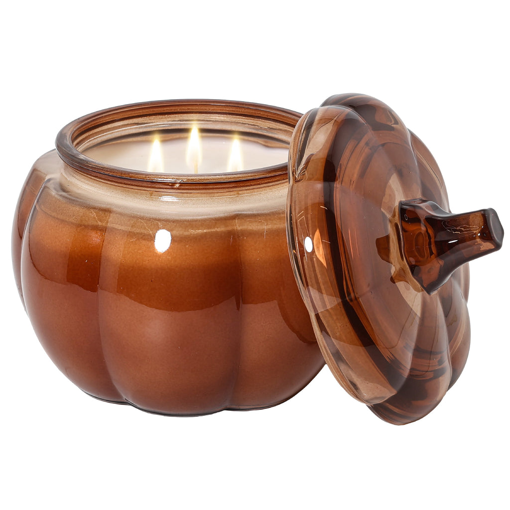 Better Homes & Gardens 3-Wick 30 oz Glass Jar Candle, Farm Apple Pumpkin