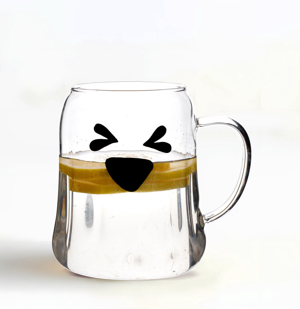 Way to Celebrate Glass Ghost Mug Squint