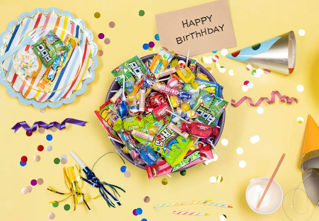 Lalees Assorted Candy Mix, 2.2 lb Bulk Individually Wrapped Candy Variety Pack for Piñatas, Goodie Bags, Candy Bowls, Party Favors & Events