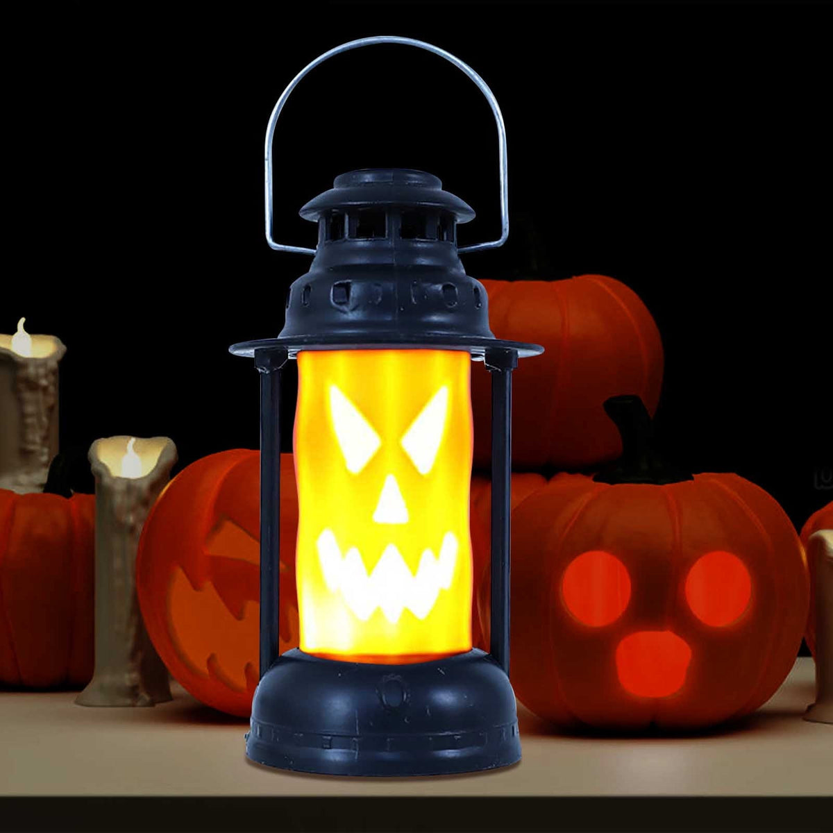 YZEGDCH Halloween Decorations Costume Skull Kerosene Lamp Home Savings Landscape Decor for Table Patio Garden Yard Pathway Porch